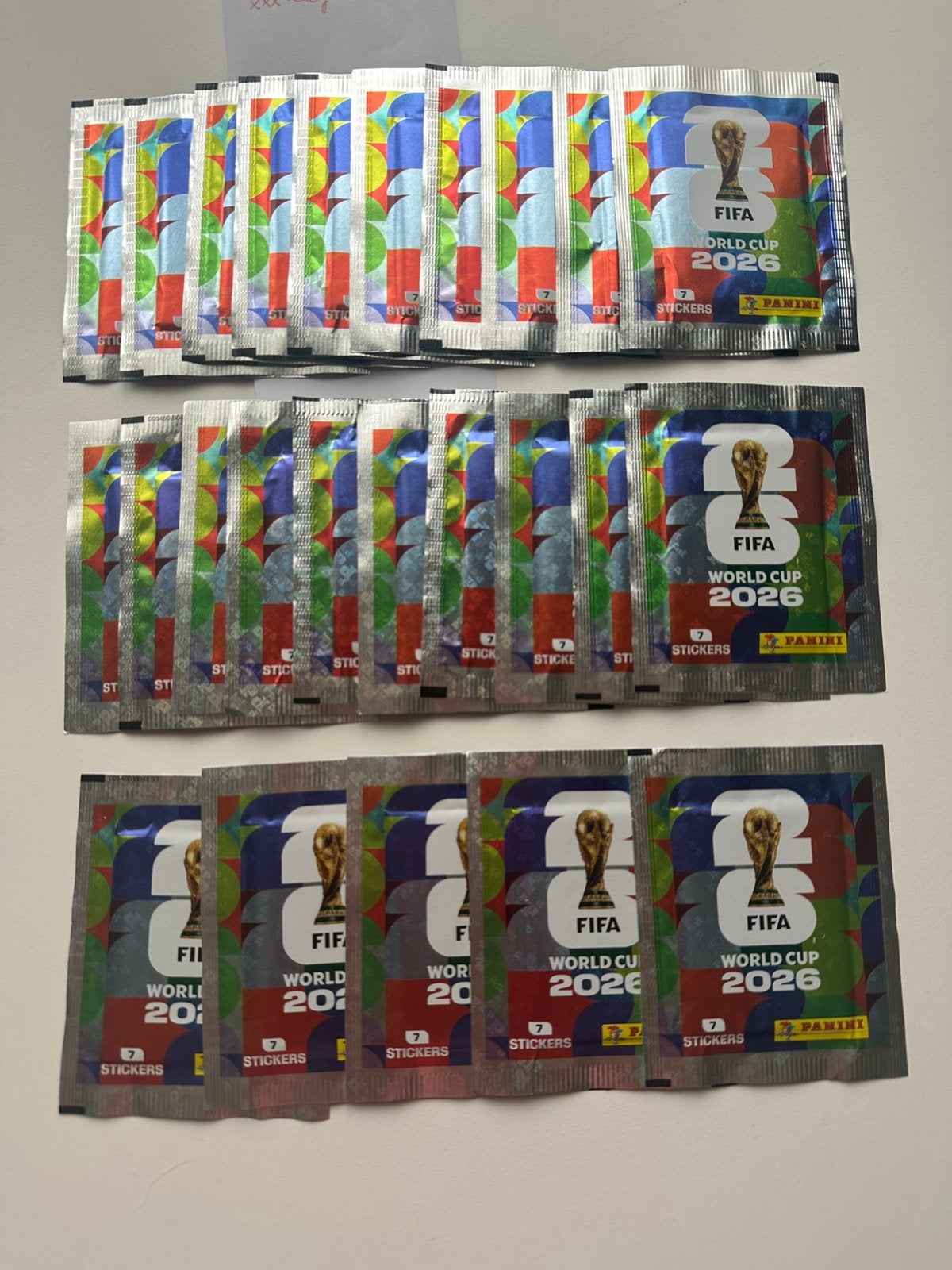 Panini zakjes voor de Panini FIFA World Cup 2026, Ophalen of Verzenden, Nieuw, Meerdere stickers