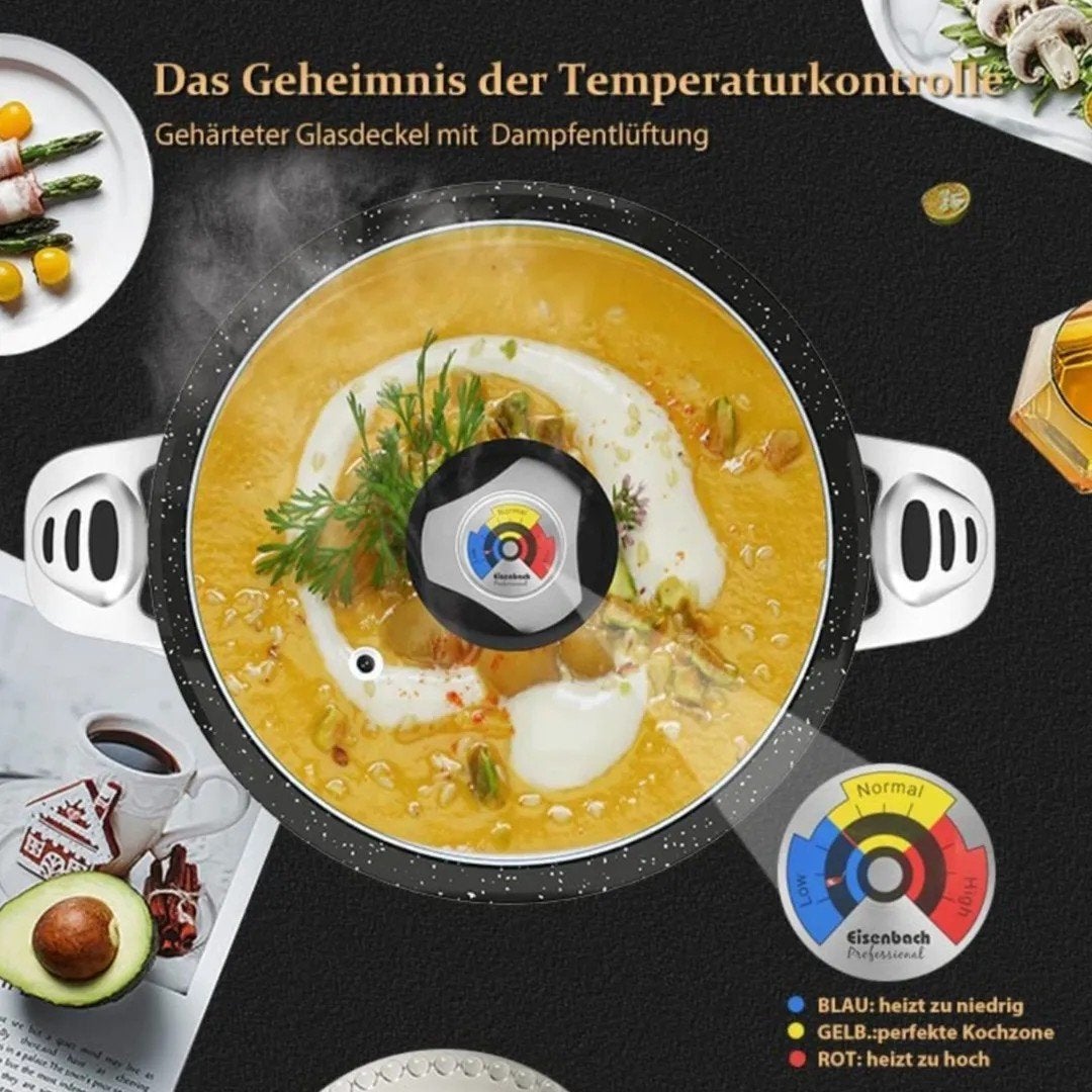 nouvel ensemble d'ustensiles de cuisine 16 pièces à inductio, Empilable, Enlèvement ou Envoi, Casserole