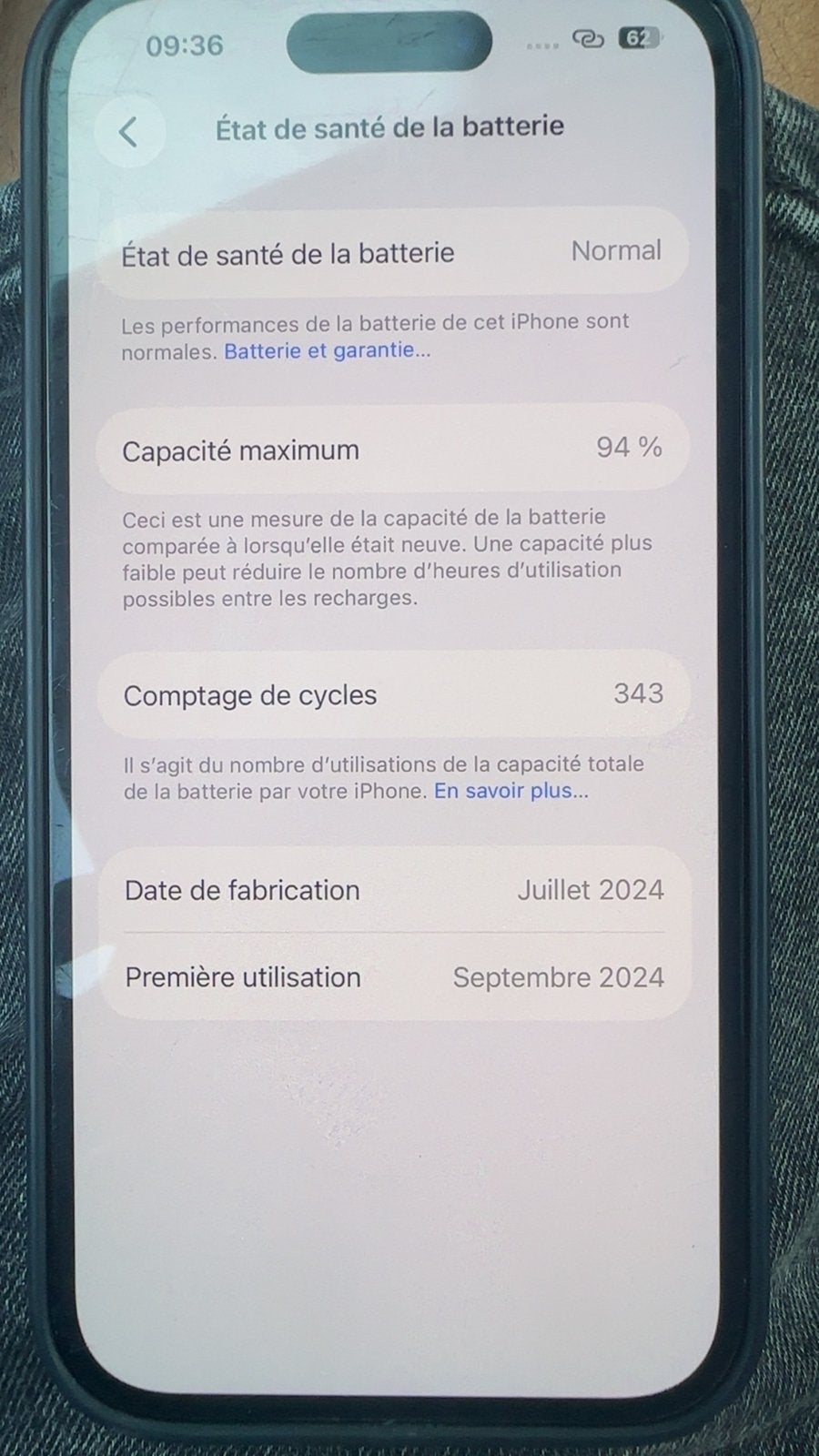 Iphone 16 256gb, Enlèvement, Comme neuf, IPhone 16