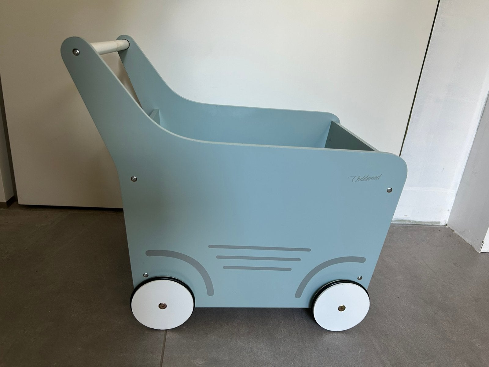 Childwood - Houten loopwagentje. Prima staat, Ophalen of Verzenden, Zo goed als nieuw, Duw- of Trekspeelgoed