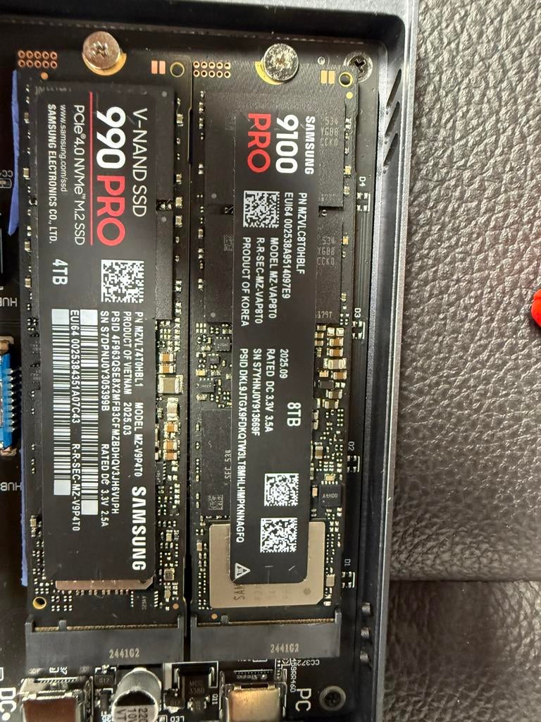 Samsung ssd nvme 2tb 4tb 8tb, Informatique & Logiciels, Disques durs, Enlèvement, Reconditionné, SSD