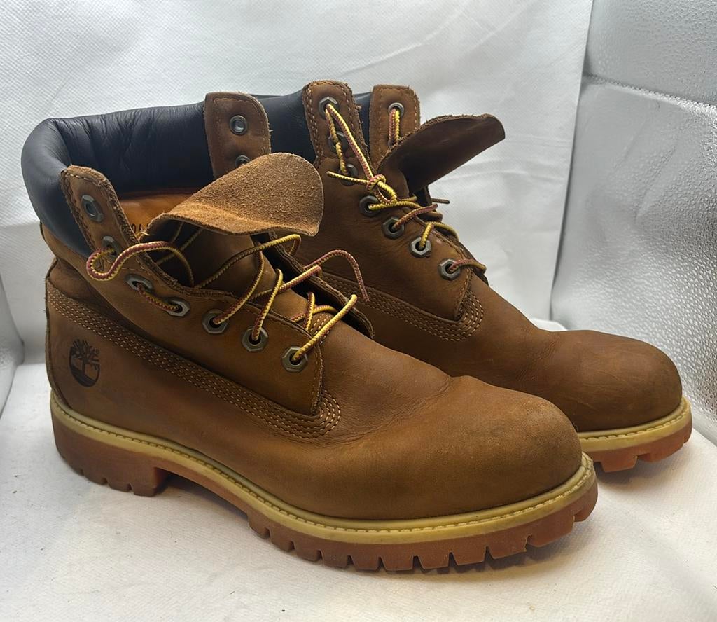 Timberland Premium 6-Inch Waterproof Boots Brown US 8W EU 42, Ophalen of Verzenden, Gedragen