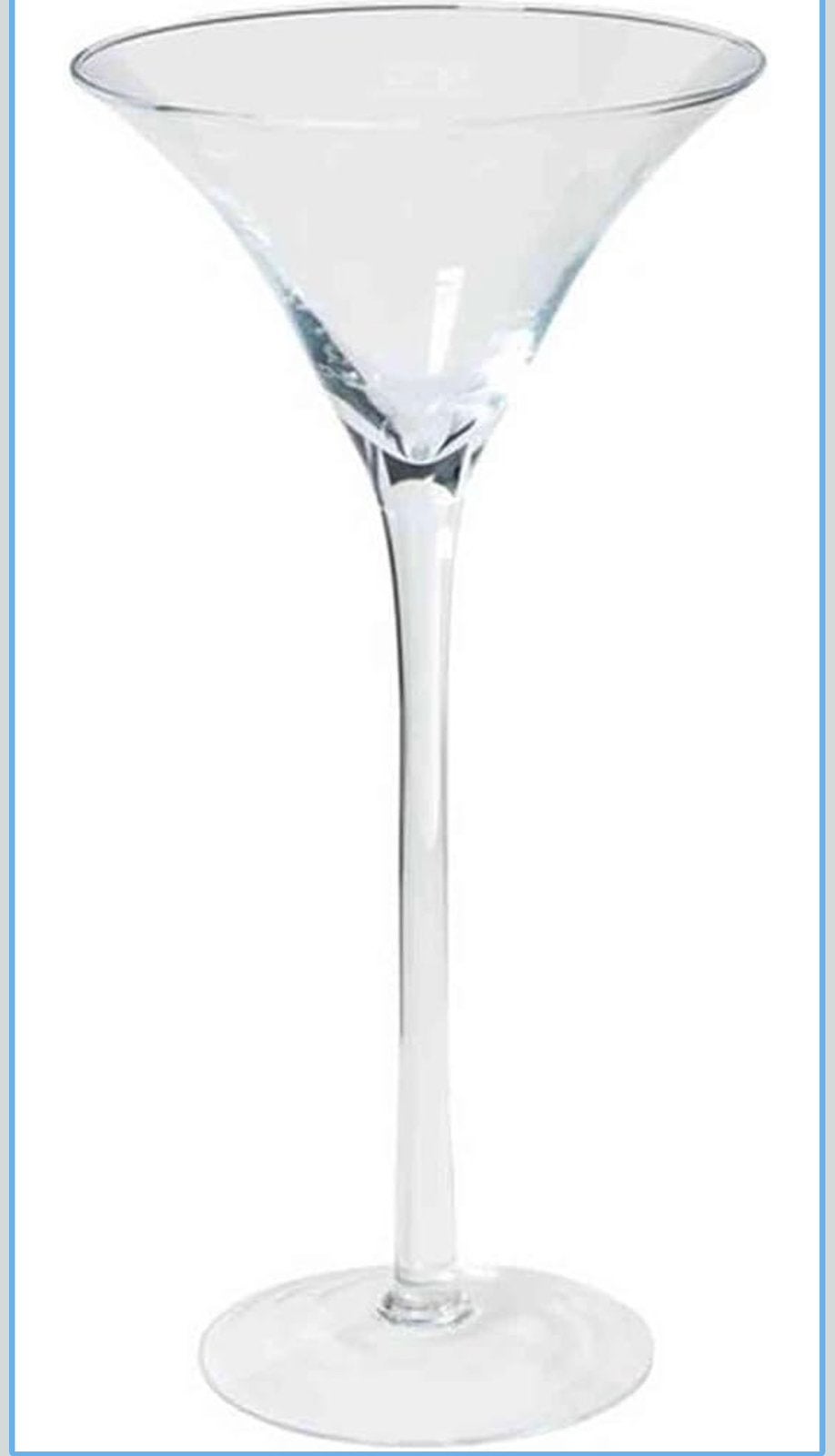 Vase martini 90 cm 6 pieces, Collections, Enlèvement, Comme neuf