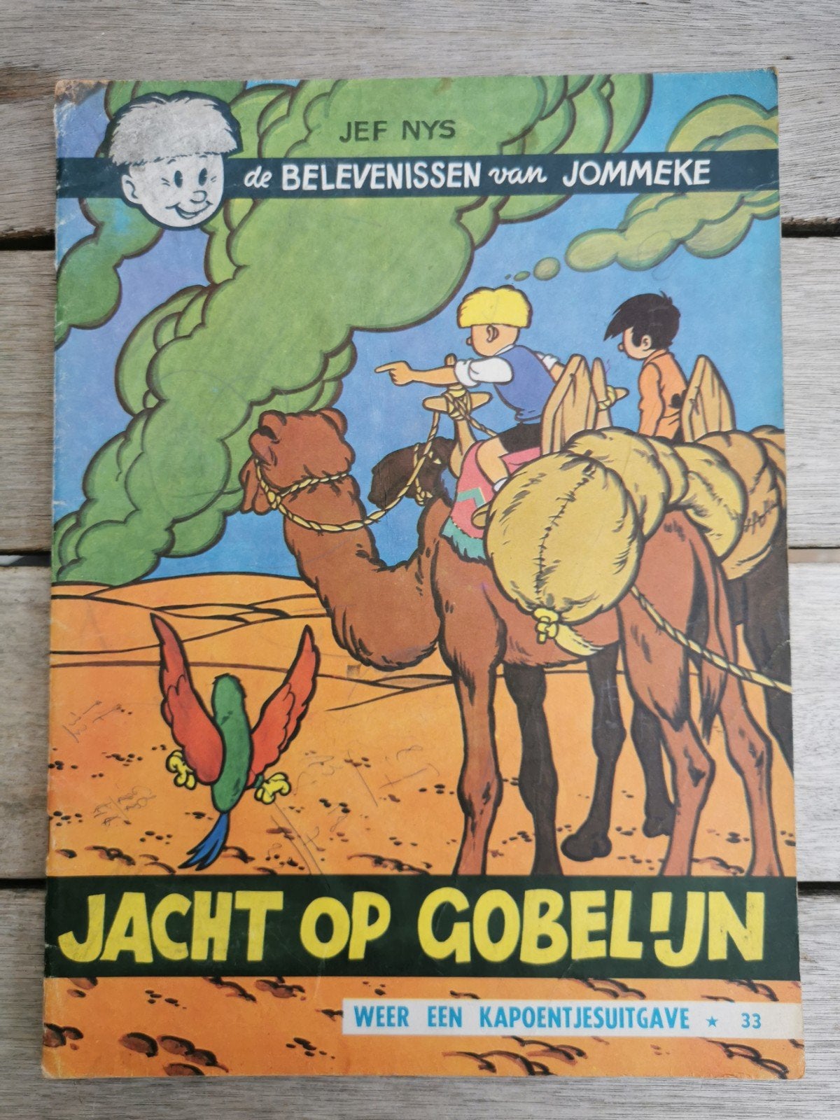 Jacht op Gobelijn - Jommeke strip - eerste druk 1968, Boeken, Gelezen, Eén stripboek, Ophalen of Verzenden, Jef Nijs