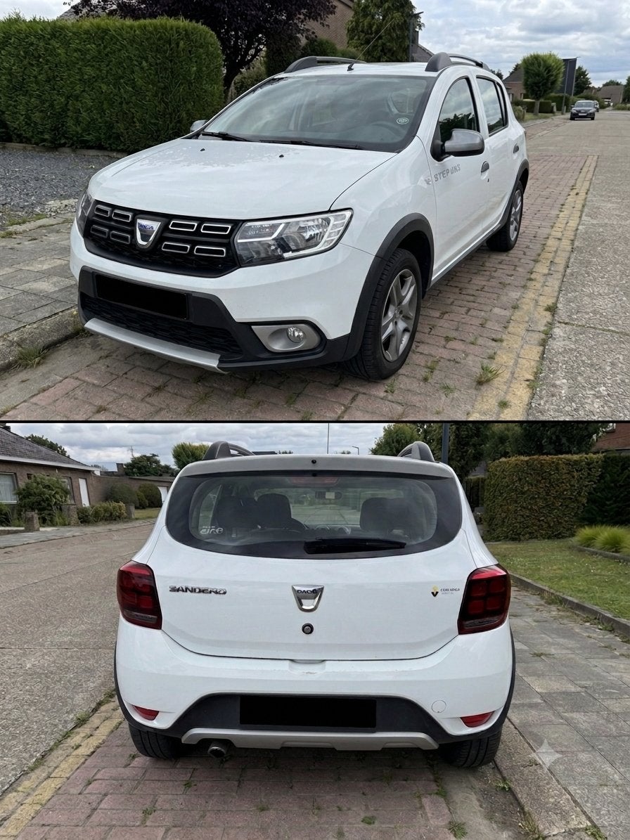 Dacia Sandero Stepway 2018 TCE 0.9, Achat, Boîte manuelle, Entretenue par le concessionnaire, Noir