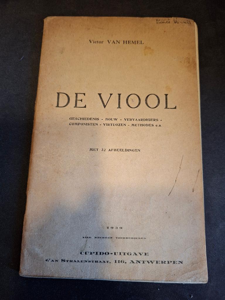De Viool - Victor Van Hemel - 1939, Boeken, Victor Van Hemel, Instrument, Ophalen, Gelezen