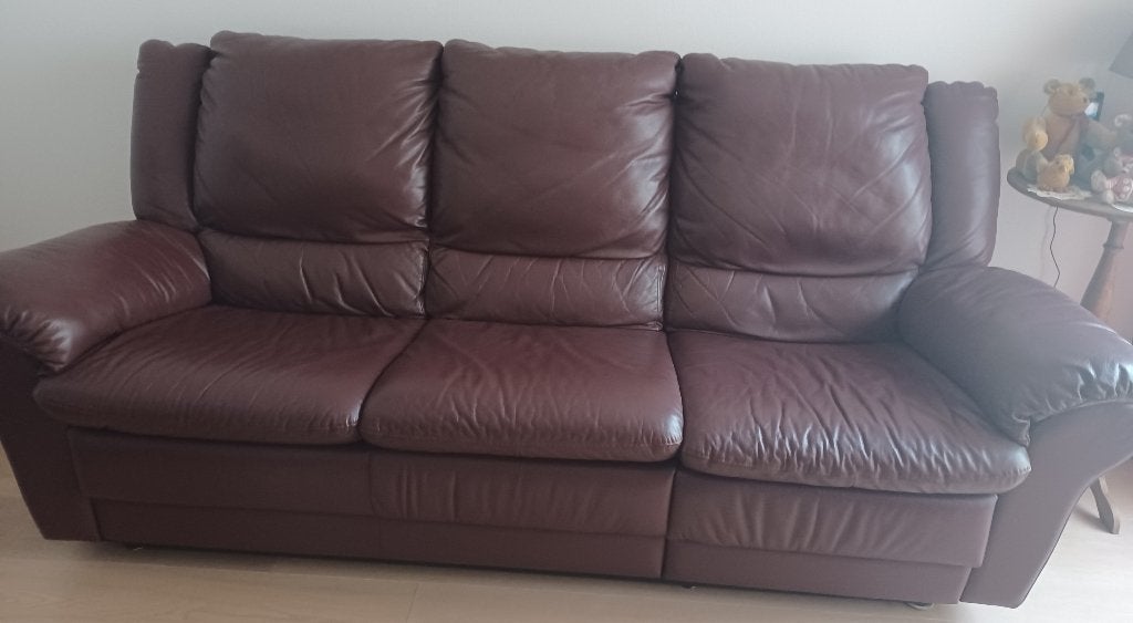 Sofa, Huis en Inrichting, Zetels | Zetels, Ophalen, Gebruikt, Driepersoons, Rechte bank