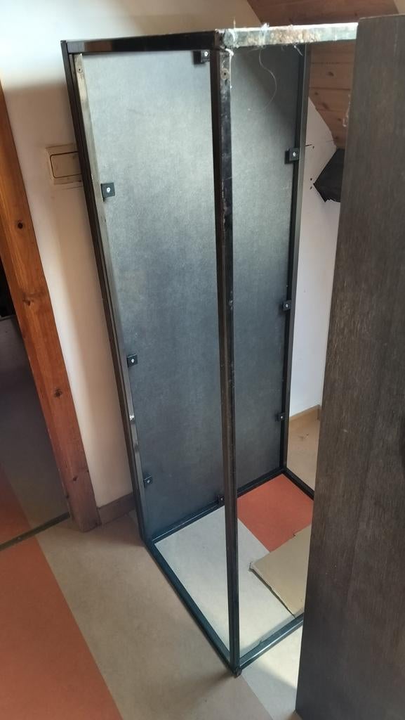 2 salontafels metaal + hout, Enlèvement, Métal