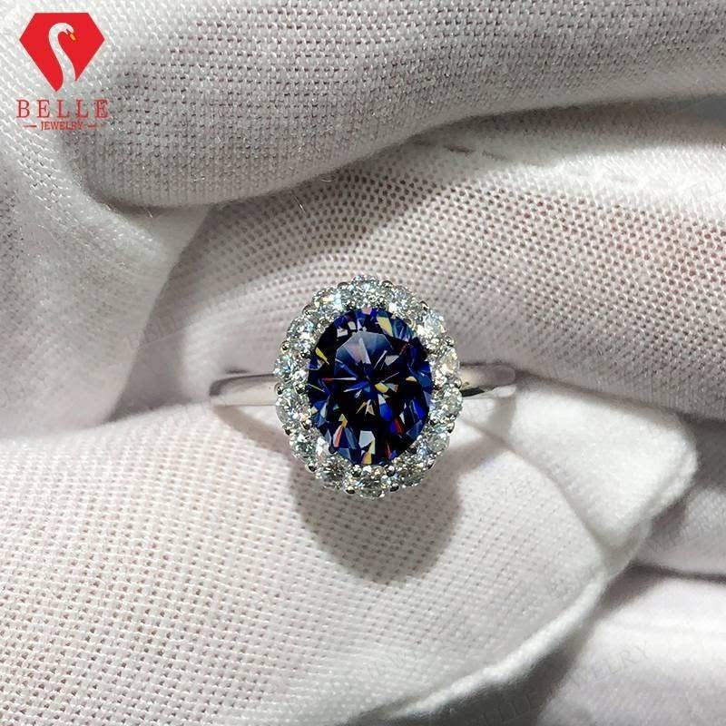 Super mooie nieuwe ring met tanzanite, Neuf, 17 à 18, Violet, Argent