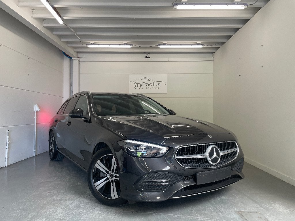 Mercedes-Benz - C180T - Benzine - Automaat, Automaat, Achterwielaandrijving, Leder en Stof, Zwart