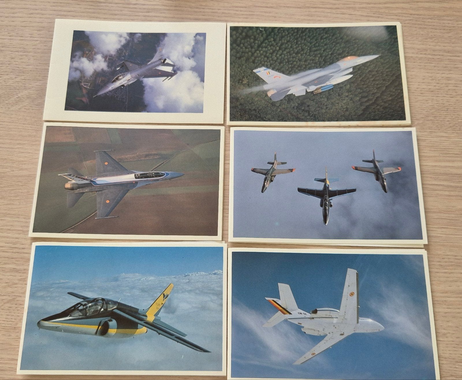 6 officiële Luchtmacht wenskaarten/Fonavibel, Verzamelen, Ophalen