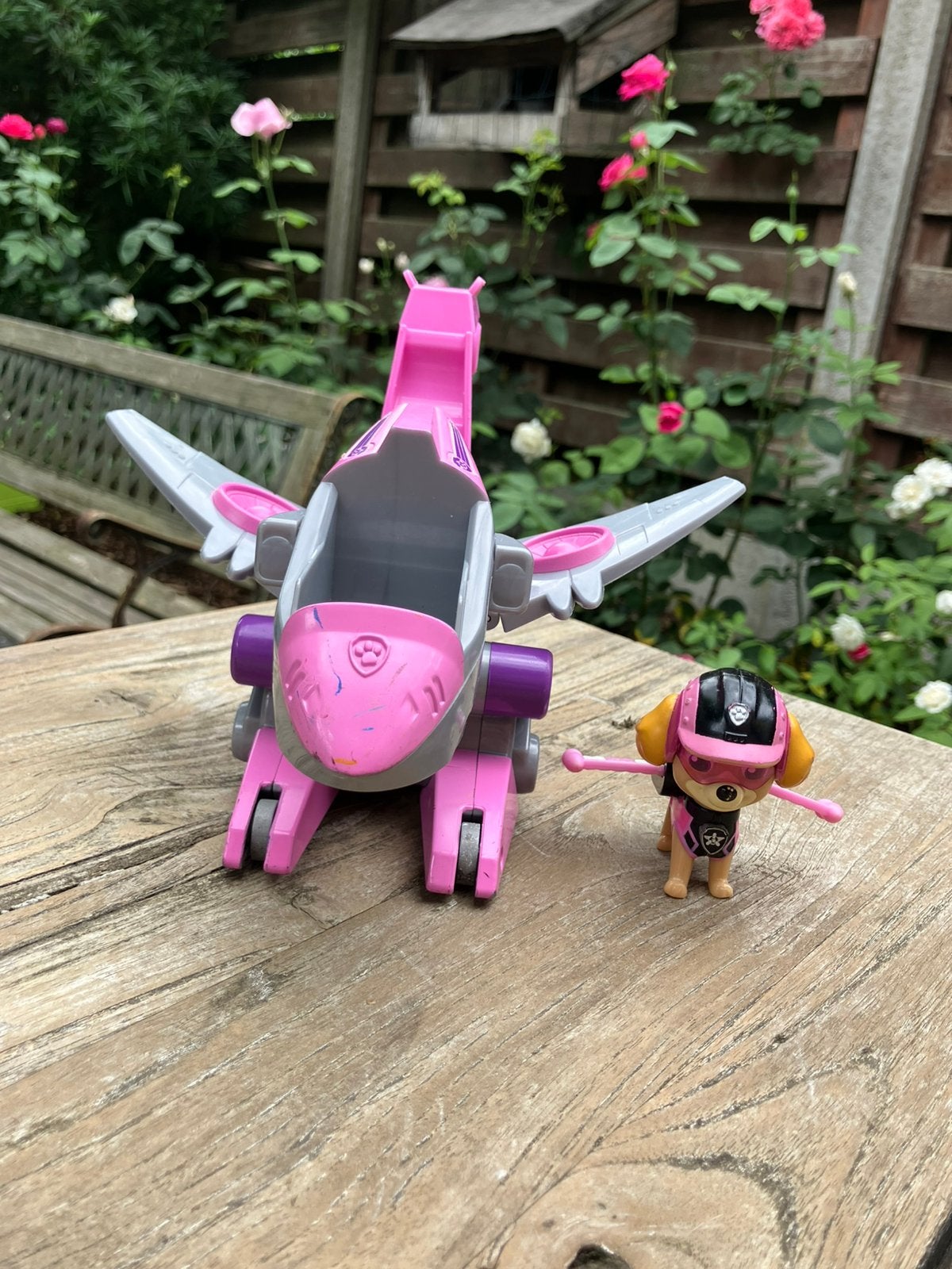 Paw patrol vliegtuig sky, Kinderen en Baby's, Speelgoed | Actiefiguren, Ophalen, Zo goed als nieuw