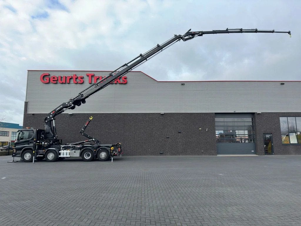 Scania P450 8X2 21 TON HAAKARM + HIAB 548 E-6 + JIB 150X-6 K, Automaat, Achterwielaandrijving, Euro 6, Scania