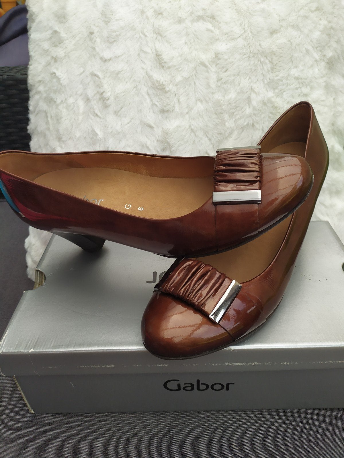 Superbes chaussures d'automne GABOR 39 ou 6 New, Enlèvement ou Envoi, Brun