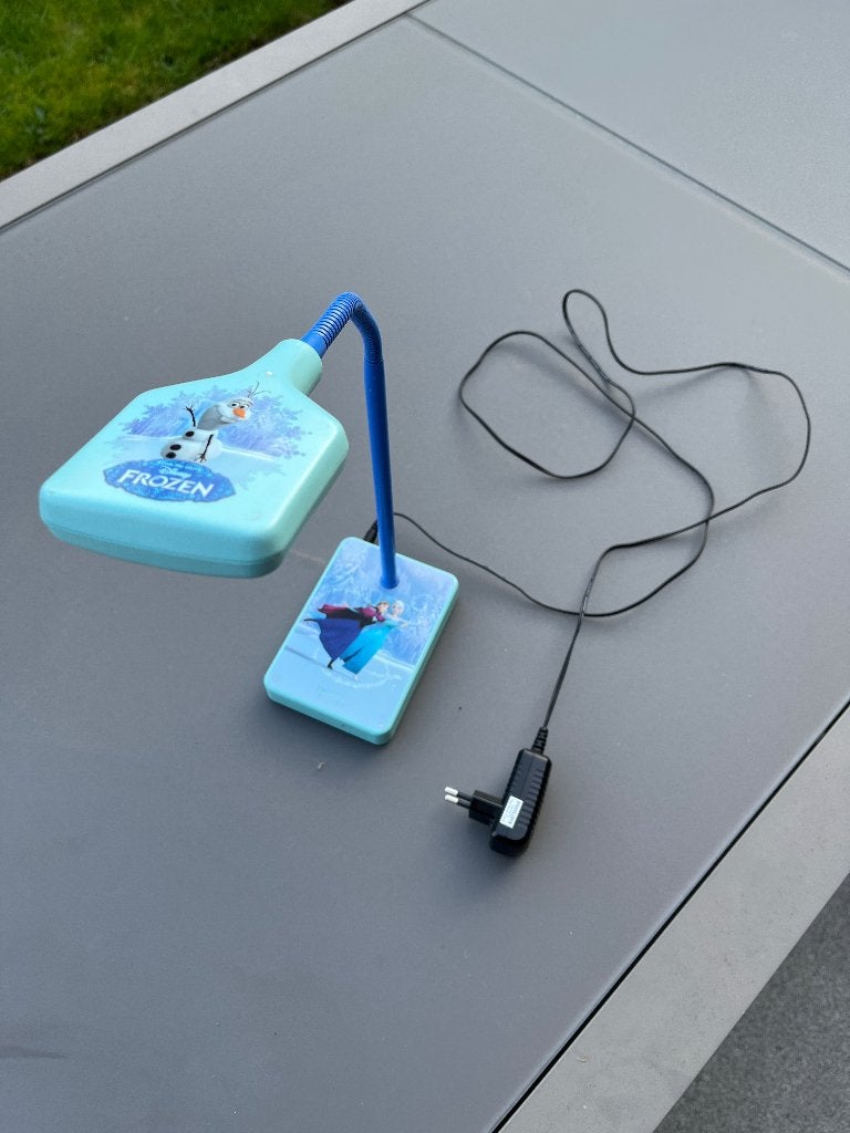 Bureaulamp Frozen Philips, Huis en Inrichting, Lampen | Tafellampen, Ophalen, Kunststof, Frozen, Zo goed als nieuw