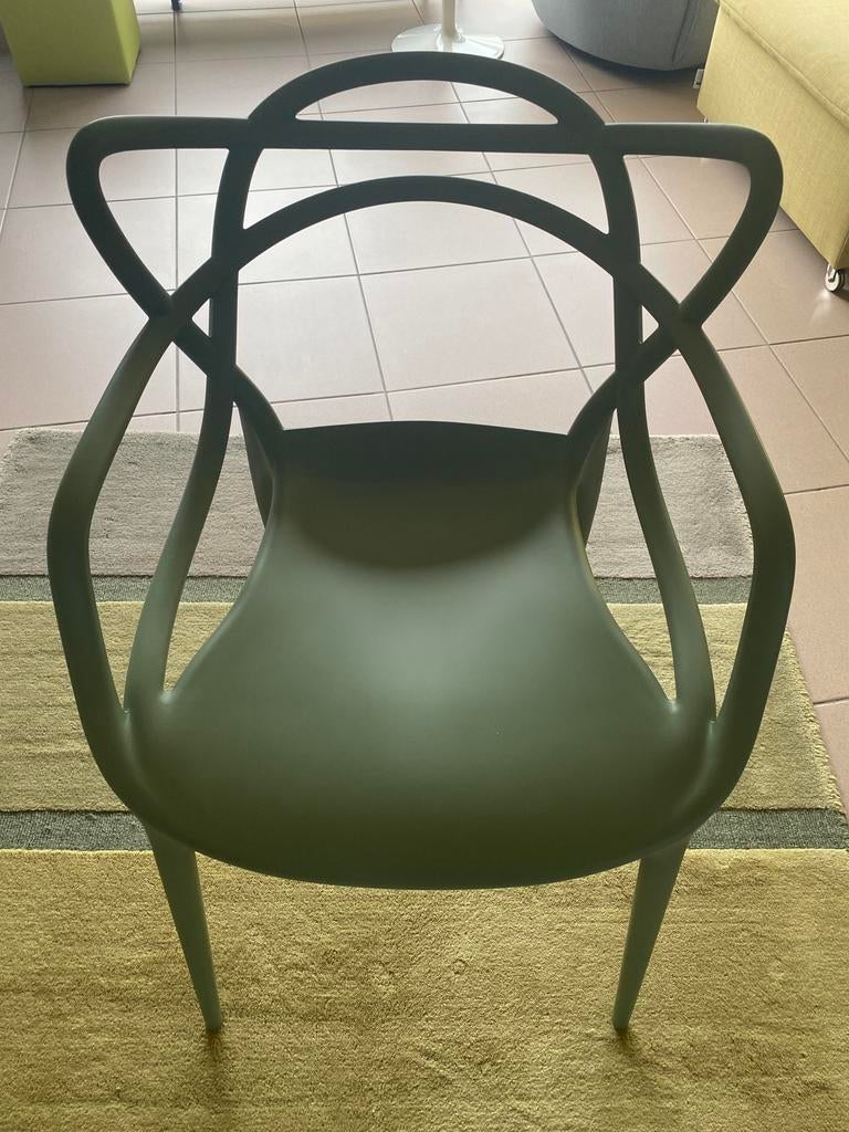 4 stoelen Masters by Kartell saliegroen, Huis en Inrichting, Stoelen, Ophalen, Zo goed als nieuw