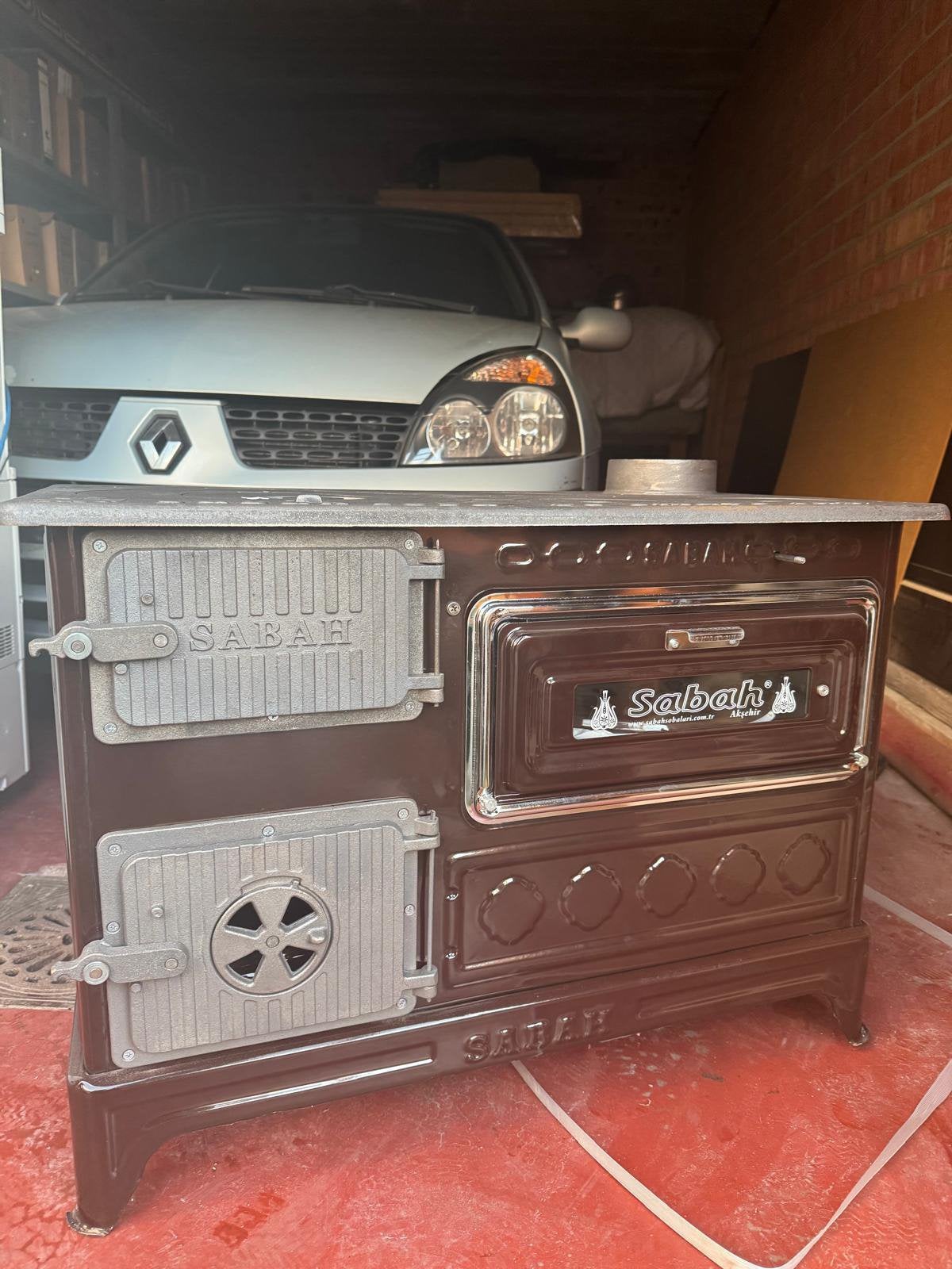 Nieuwe Sabah houtkachel / kookkachel met oven (Nieuw!), Ophalen, Houtkachel, Zo goed als nieuw, Vrijstaand