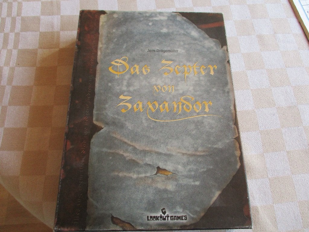 vieux jeu de plateau Le Sceptre de Zavandor, 1 ou 2 joueurs, Enlèvement ou Envoi, Utilisé