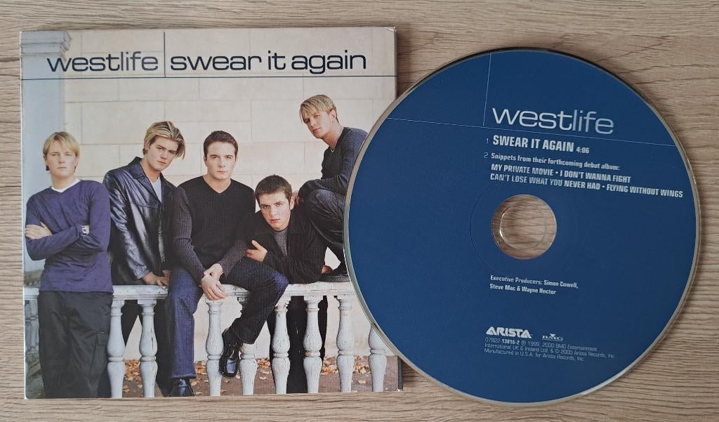 Westlife - Swear It Again (US copy!), Cd's en Dvd's, Cd Singles, Maxi-single, Ophalen of Verzenden, Zo goed als nieuw, 1 single