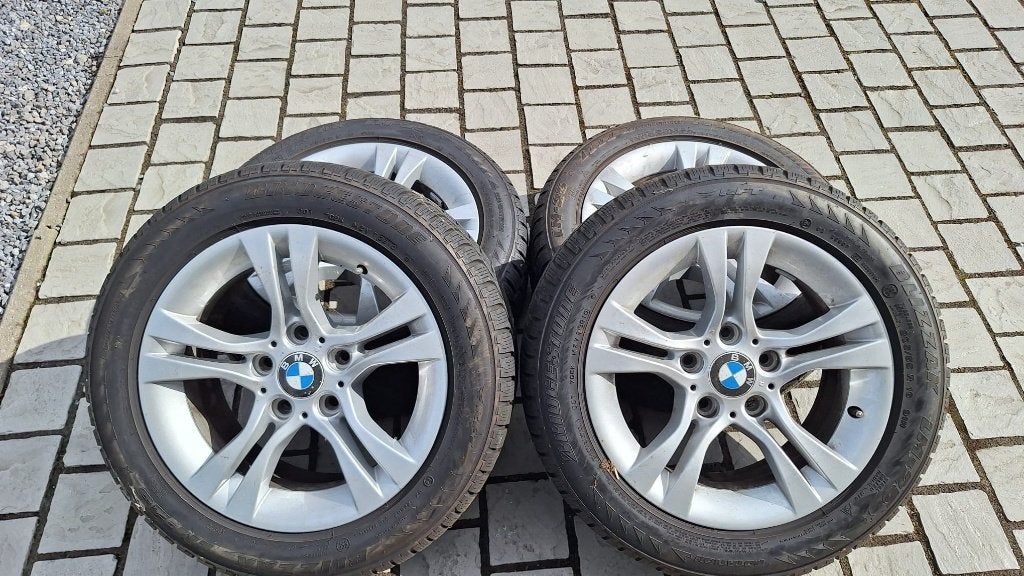 Originele BMW winterbanden,  lichtmetalen velgen -205/55 R16, Auto-onderdelen, Ophalen, Gebruikt, Velg(en), 16 inch
