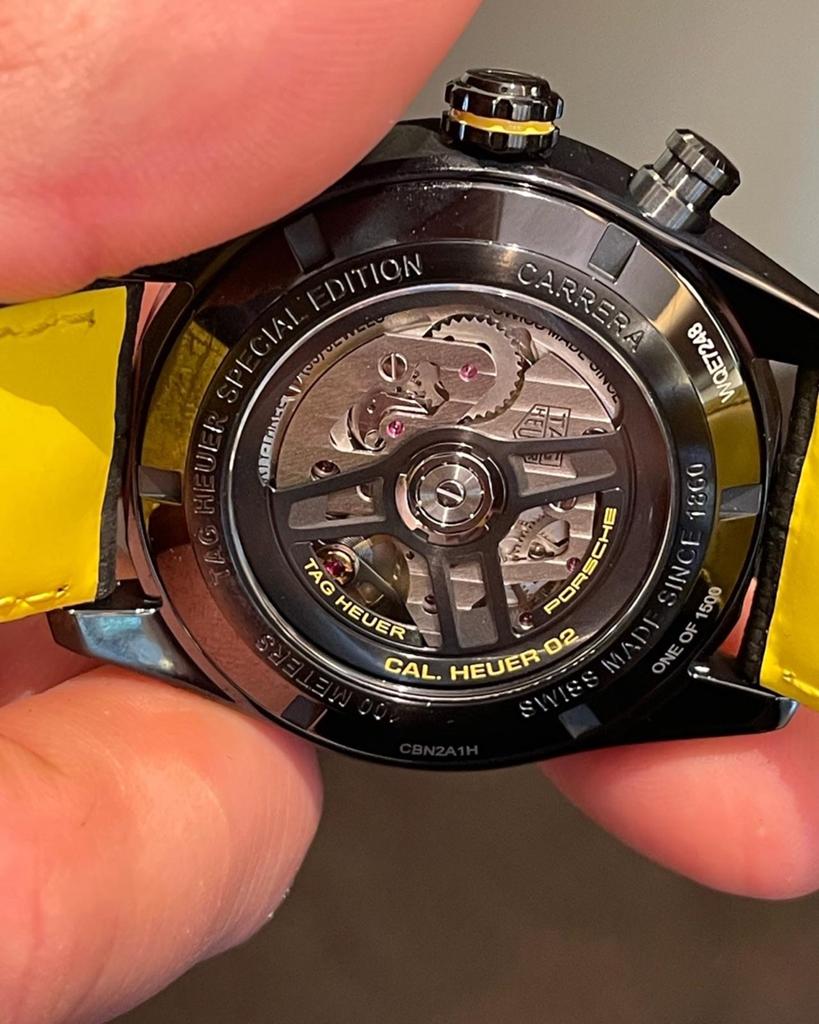Tag Heuer x Porsche, Enlèvement ou Envoi, Cuir, TAG Heuer, Autres matériaux