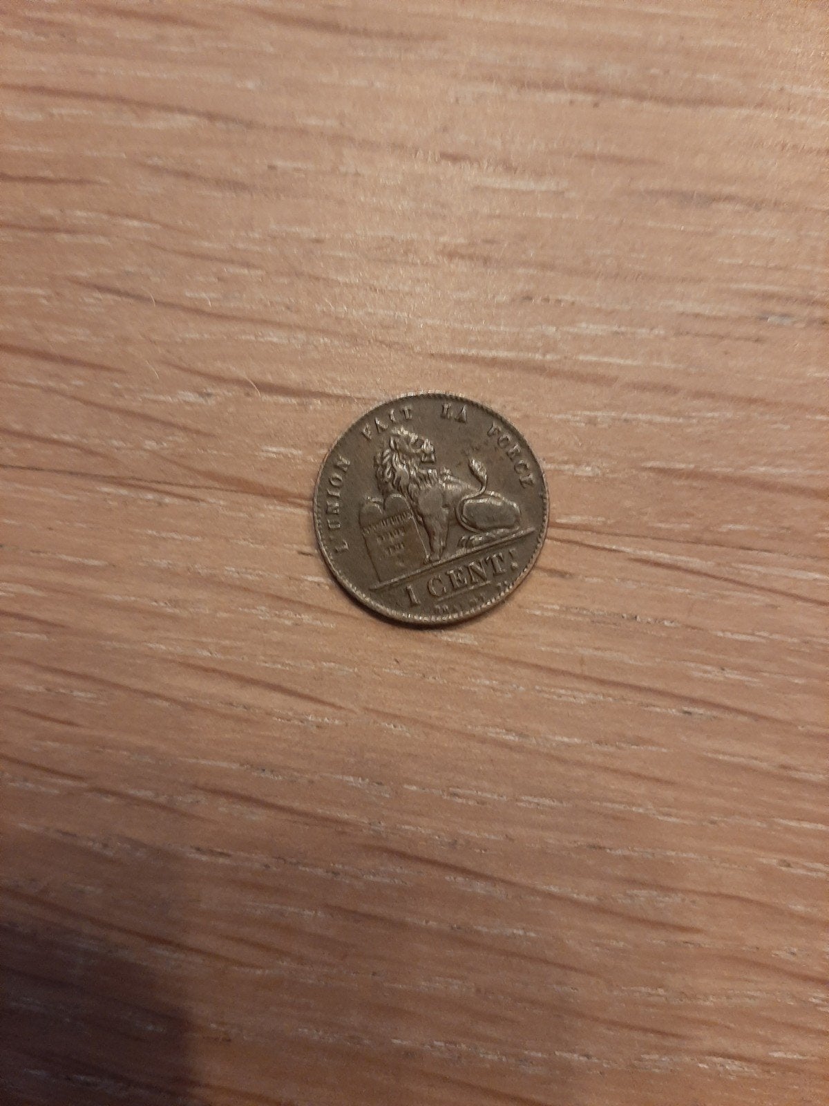 Leopold I  1907  1 cent, Ophalen of Verzenden