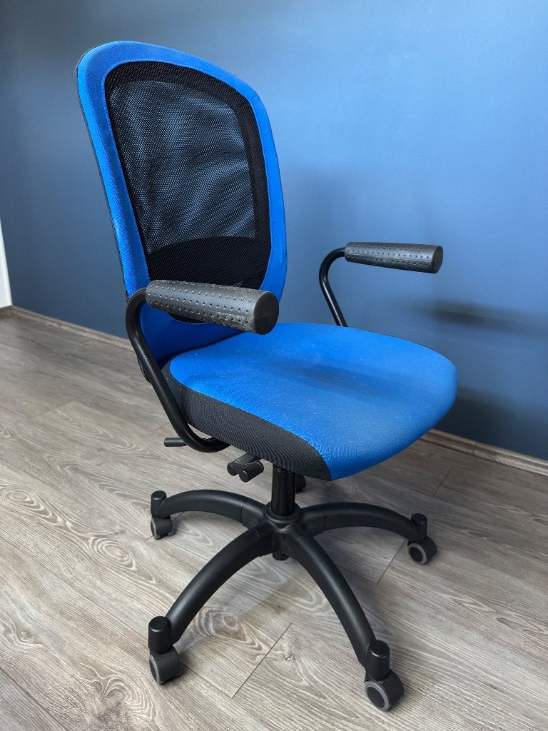 Chaise de bureau, Enlèvement, Utilisé, Bleu, Chaise de bureau