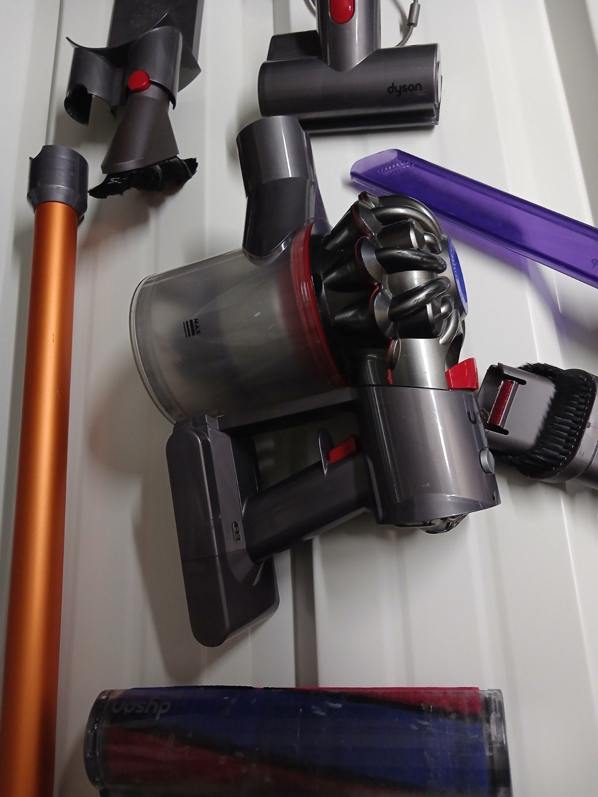 Dyson stofzuiger, Ophalen, Dyson