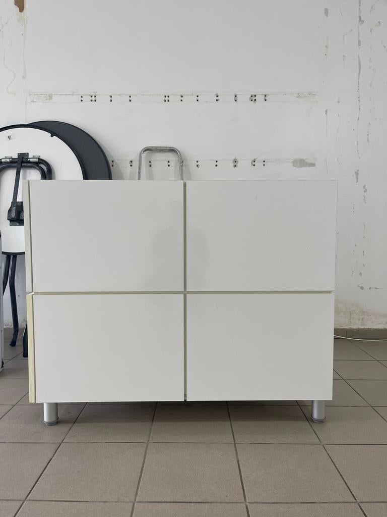 Kast - (werd gebruikt als) kassa(toog)- wit - zie foto’s, Ophalen, Gebruikt