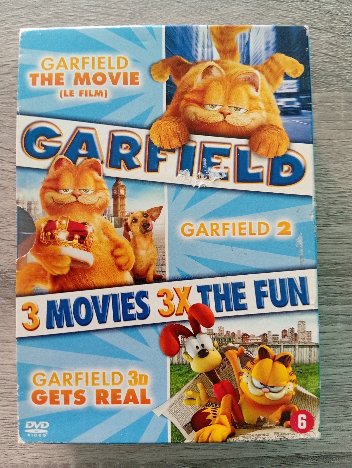 Coffret DVD d'animation Garfield, À partir de 6 ans, Français, Animation, Américain