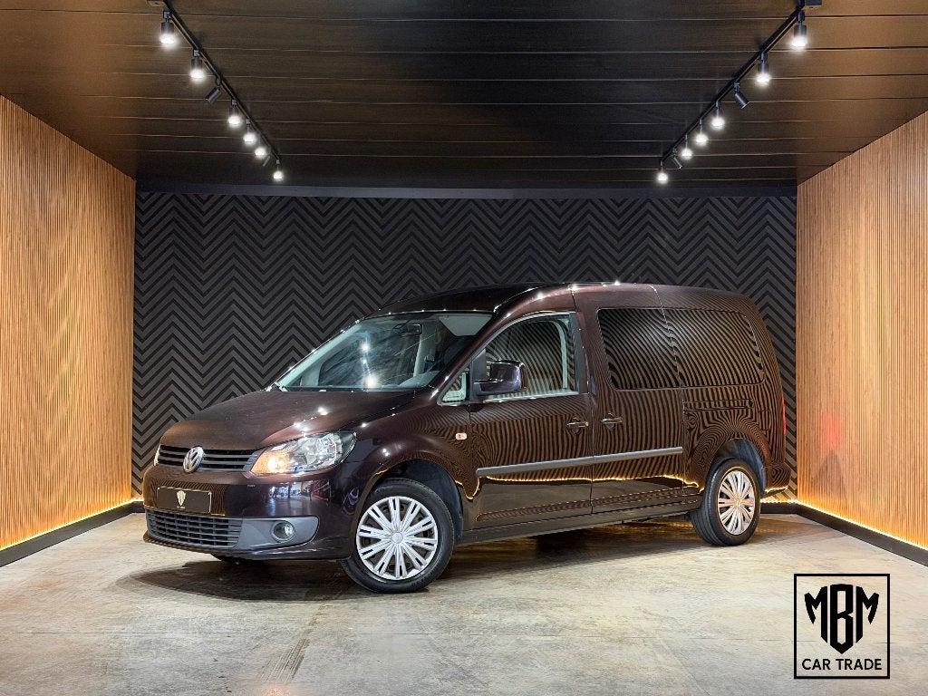 ✅ Vw Caddy Maxi 1.6TDi Aangepast mindervaliden met rolstoel, Auto's, Voorwielaandrijving, Zwart, 4 cilinders, Electronic Stability Program (ESP)