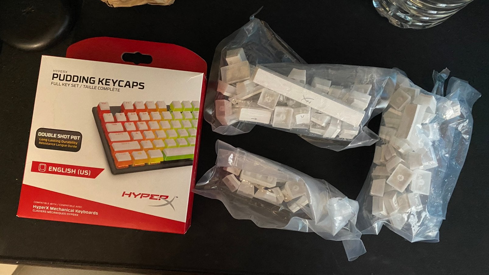HyperX Pudding keycaps PBT US QWERTY, Enlèvement, Qwerty, Comme neuf