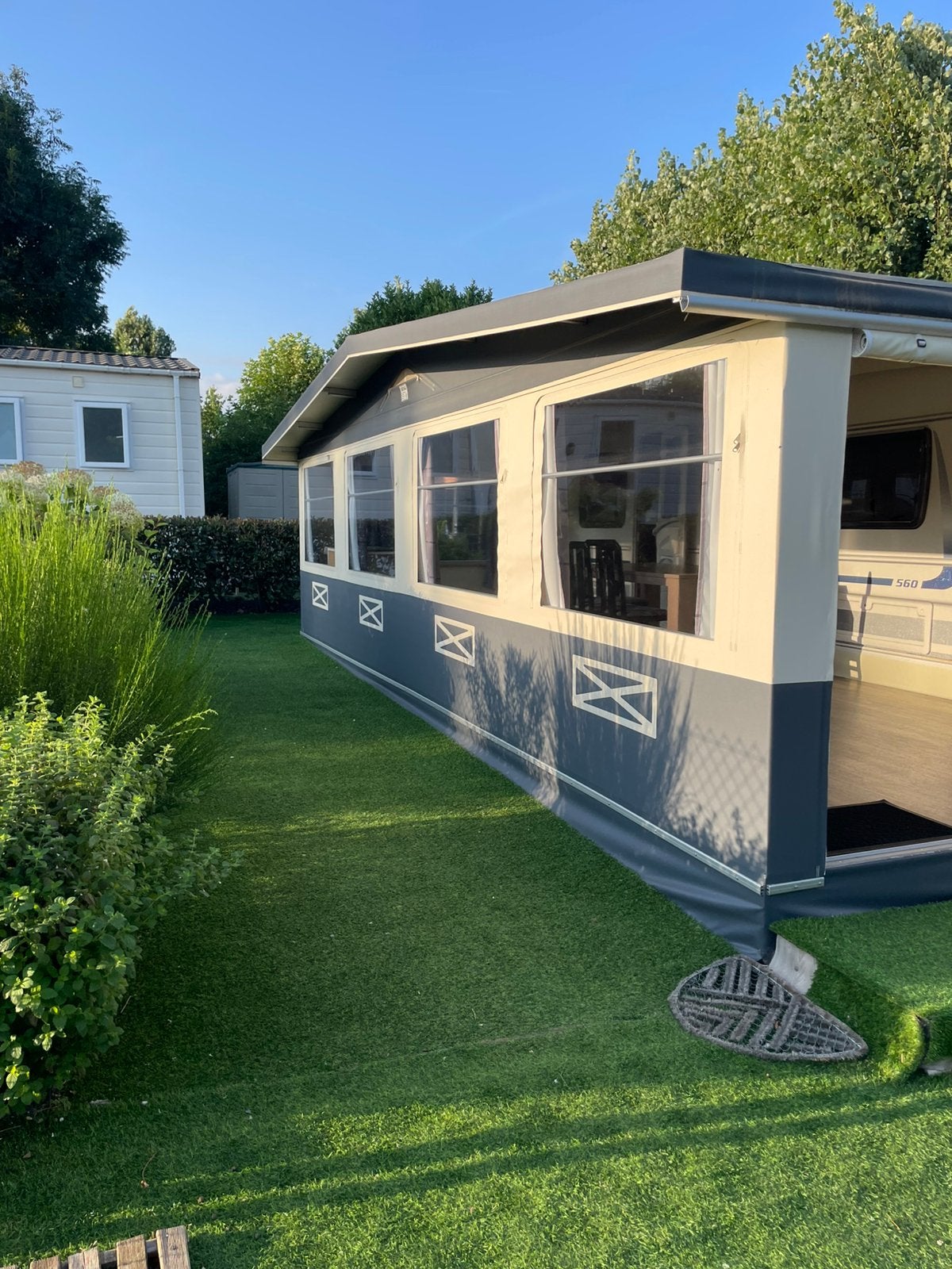 Te koop., Caravans en Kamperen, Stacaravans, tot en met 6, Ophalen of Verzenden