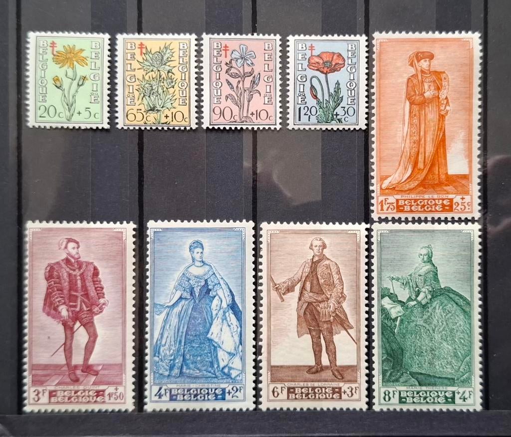Belgique : COB 814/22 ** Antituberculeux 1949., Sans timbre, Neuf, Enlèvement ou Envoi, Non oblitéré