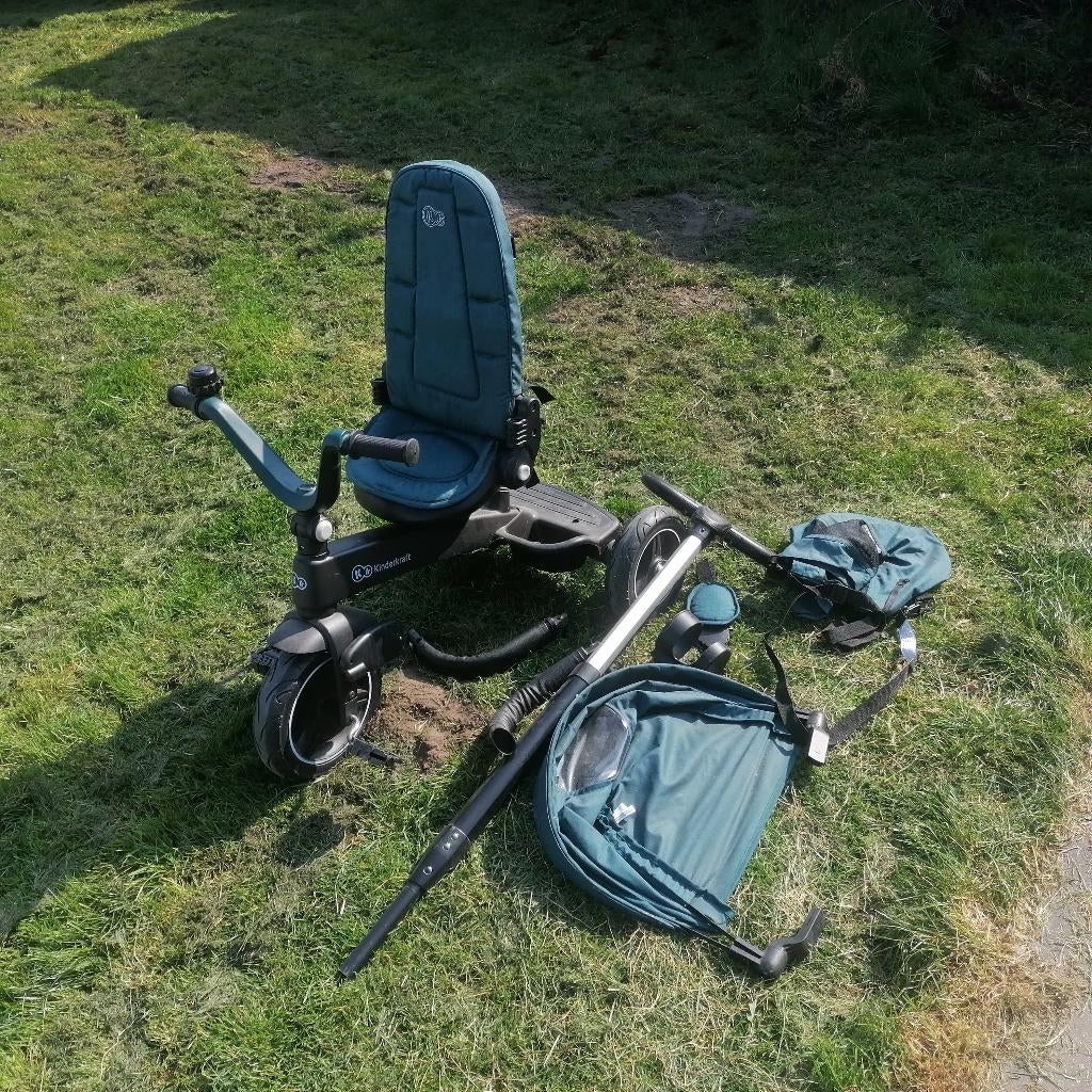 Tricycle pour enfants Kinderkraft vert, Ophalen, Gebruikt, Kinderkraft, Verstelbare zitting