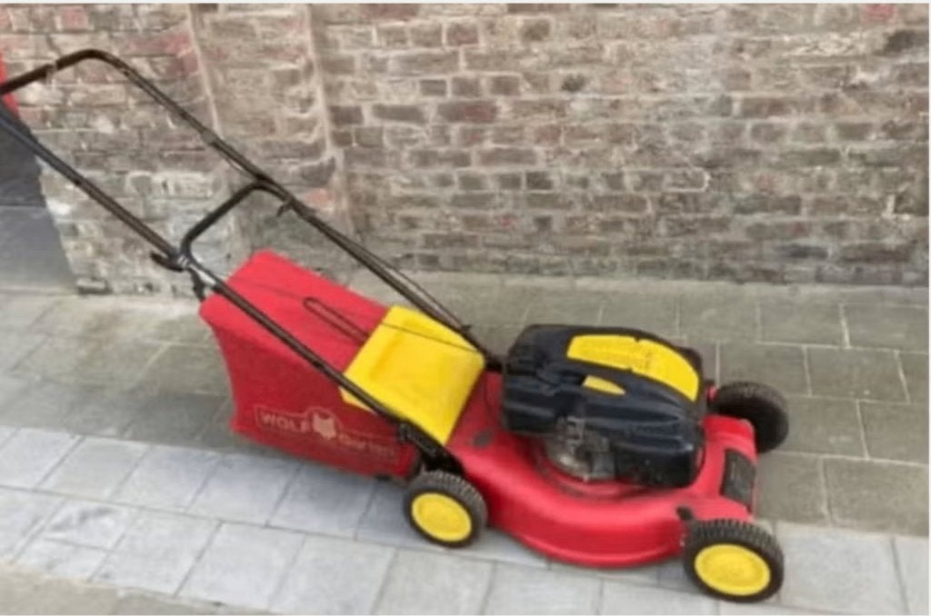bezine grasmaaier, Ophalen