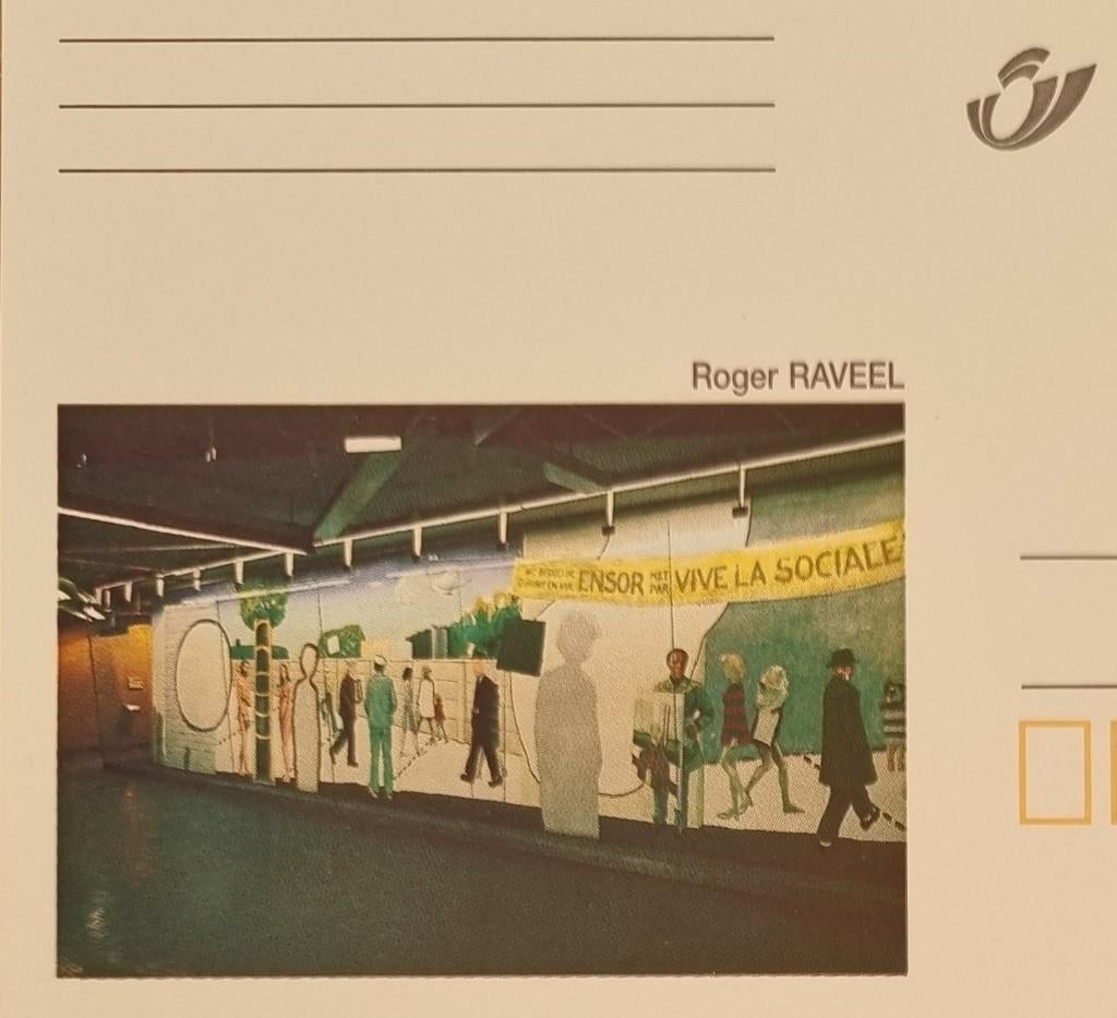 2 x Briefkaart BK74 - BK75  Metro '99 Raveel Schein, Verzamelen, Ophalen of Verzenden, Ongelopen
