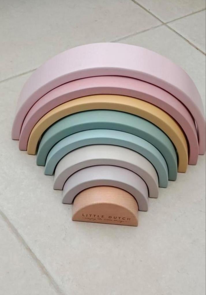 Little Dutch houten stapel regenboog, Kinderen en Baby's, Speelgoed | Houten speelgoed, Ophalen of Verzenden