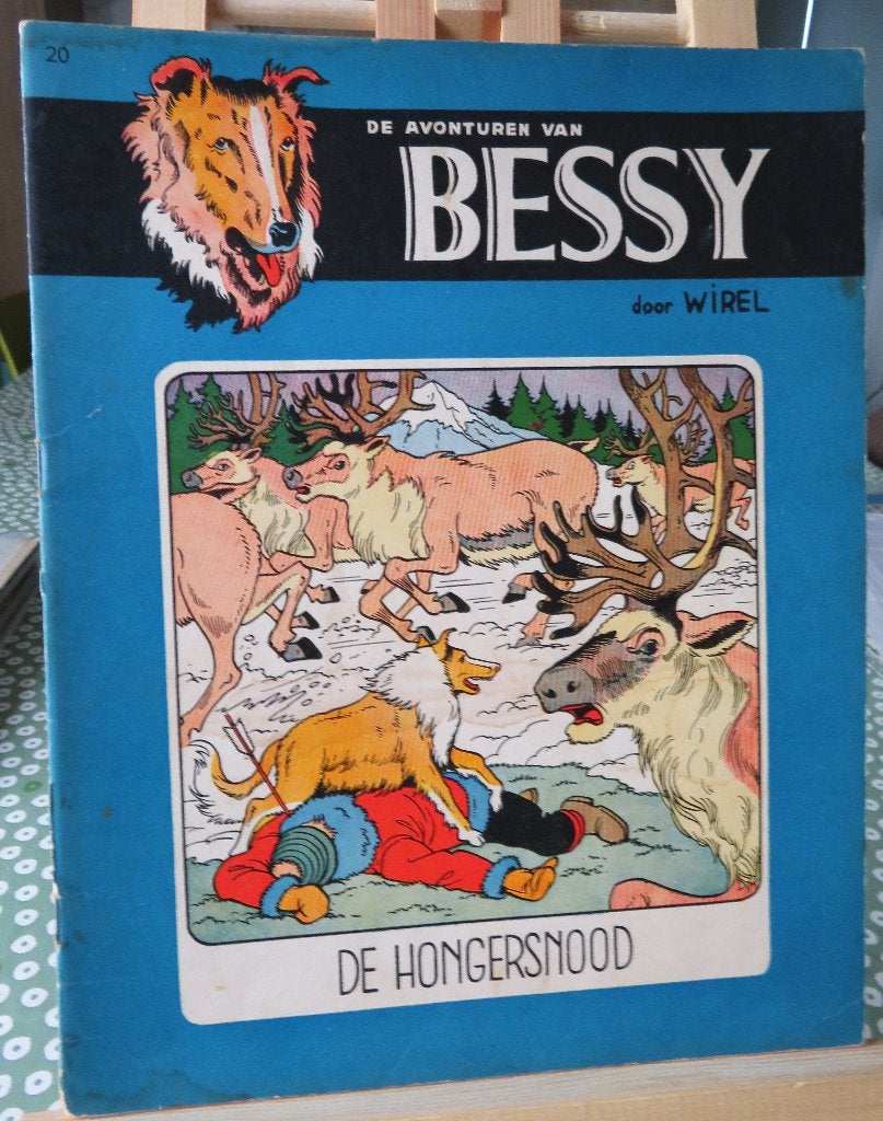 Bessy nr 20 De hongersnood herdruk., Ophalen of Verzenden, Gelezen, Willy vandersteen