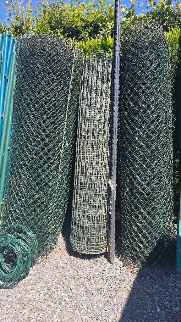 PORTAILS DOUBLE BATTANTS ET + OU - 120 METRES DE CLOTURE, Jardin & Terrasse, Clôtures de jardin, Utilisé, Clôture en treillis métallique double