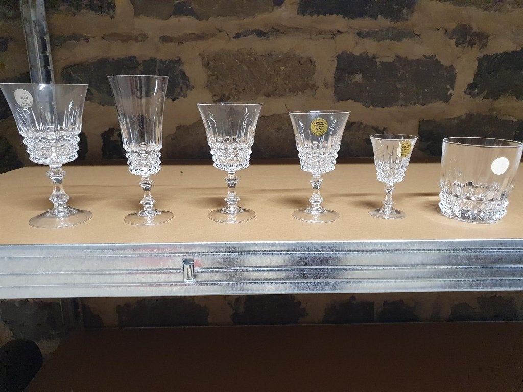 Service verres Cristal d'Arques (54 pièces), Enlèvement