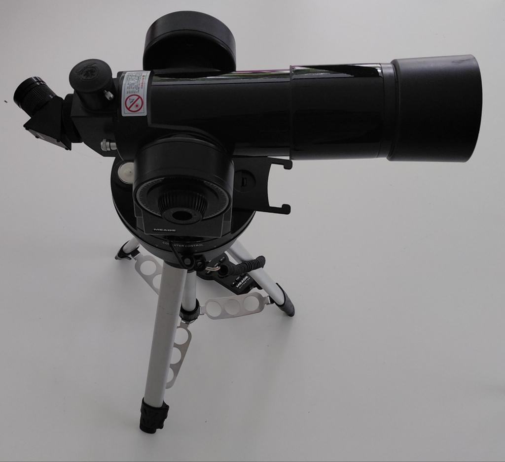 Telescoop meade etx70at - draagbaar, Audio, Tv en Foto, Optische apparatuur | Telescopen, Ophalen, Gebruikt, Met statief