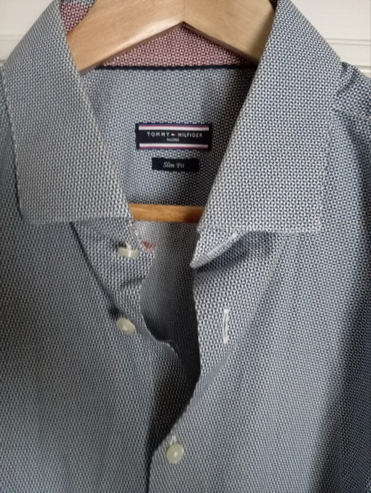 Tommy Hilfiger - chemise bleue et blanche à détails rouges,, Vêtements | Hommes, Chemises, Enlèvement ou Envoi, Neuf, Blanc, Tommy hilfiger