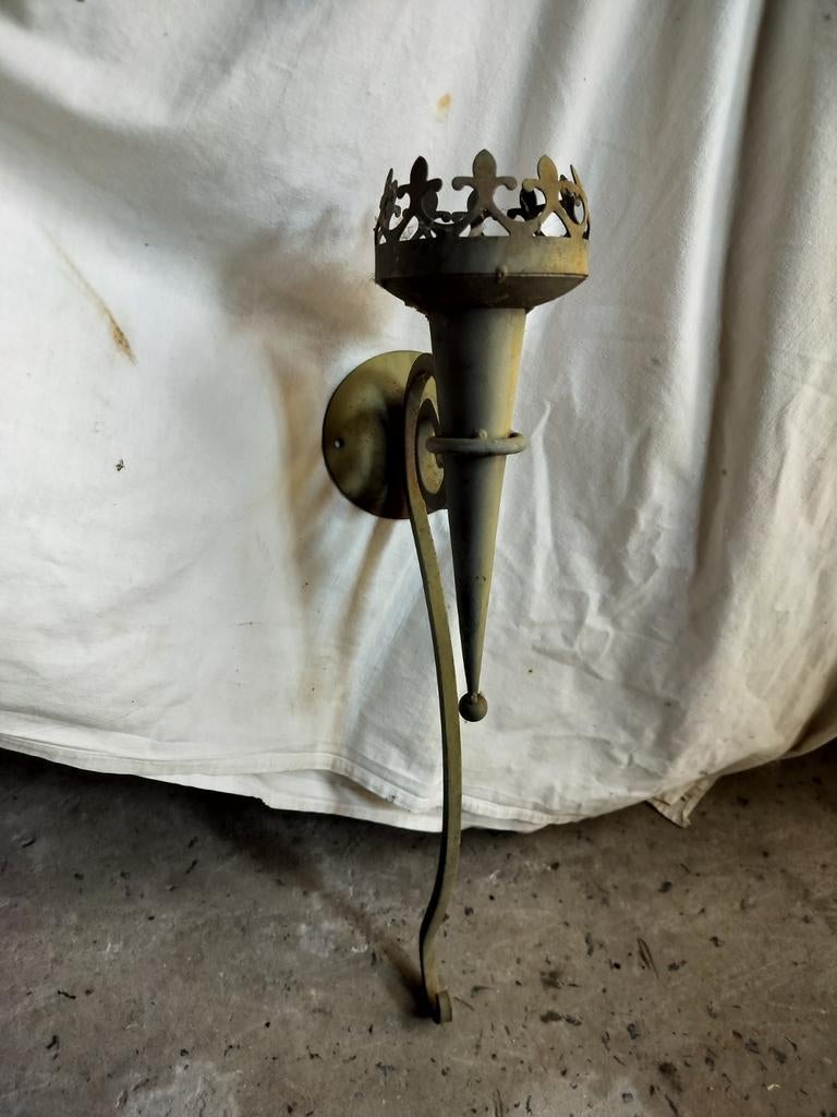Vintage Wandkandelaar, Antiek en Kunst, Ophalen, Overige materialen