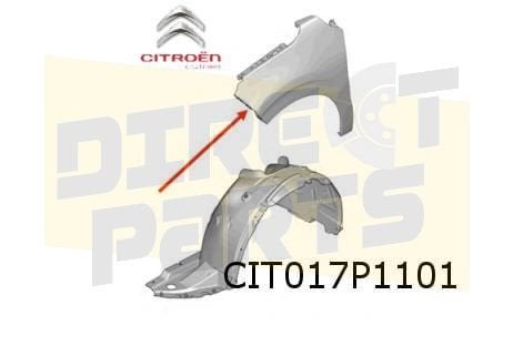 Citroën C3 (9/16-7/20) (B618) voorscherm links Origineel! 98, Neuf, -, Garde-boue, -