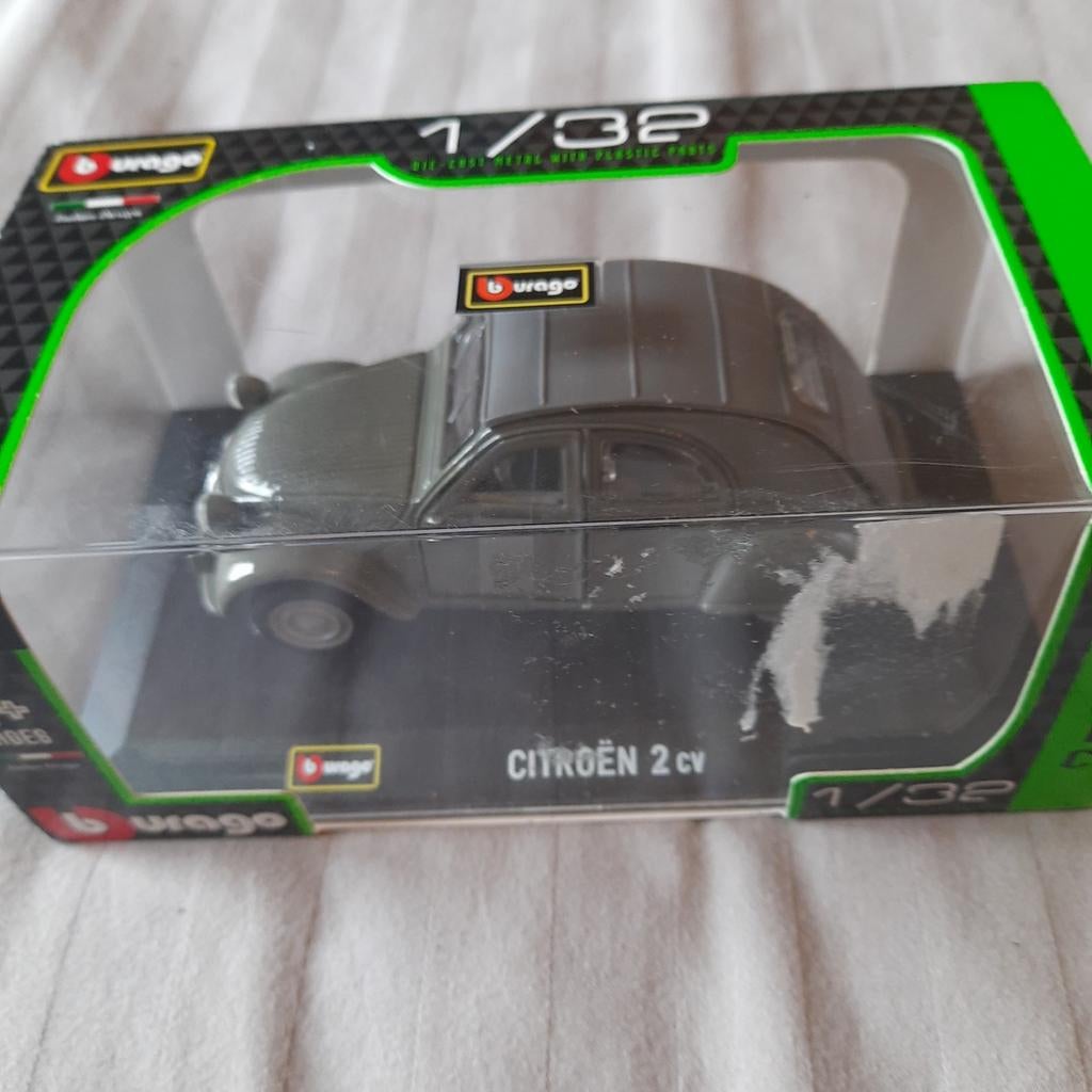 BURAGO 1/32 : CITROEN 2 CV. * MINT IN BOX * NIEUW *, Ophalen, Nieuw, Auto, Overige merken