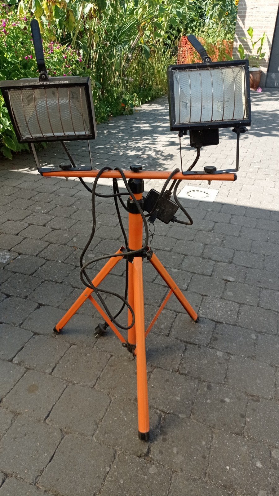 bouwlamp bouwstraler op statief, Doe-het-zelf en Bouw, Ophalen, Gebruikt