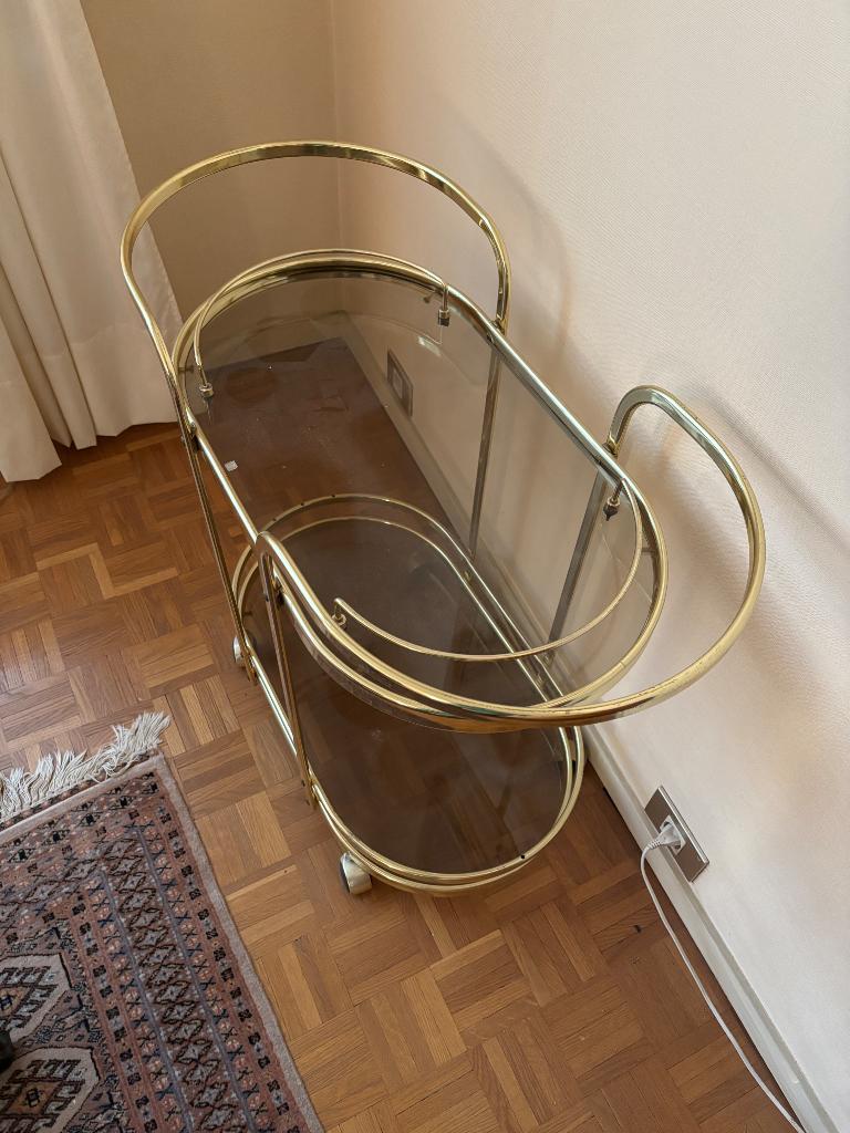 Vintage dressoir, Ophalen, Gebruikt, 50 tot 100 cm, Glas
