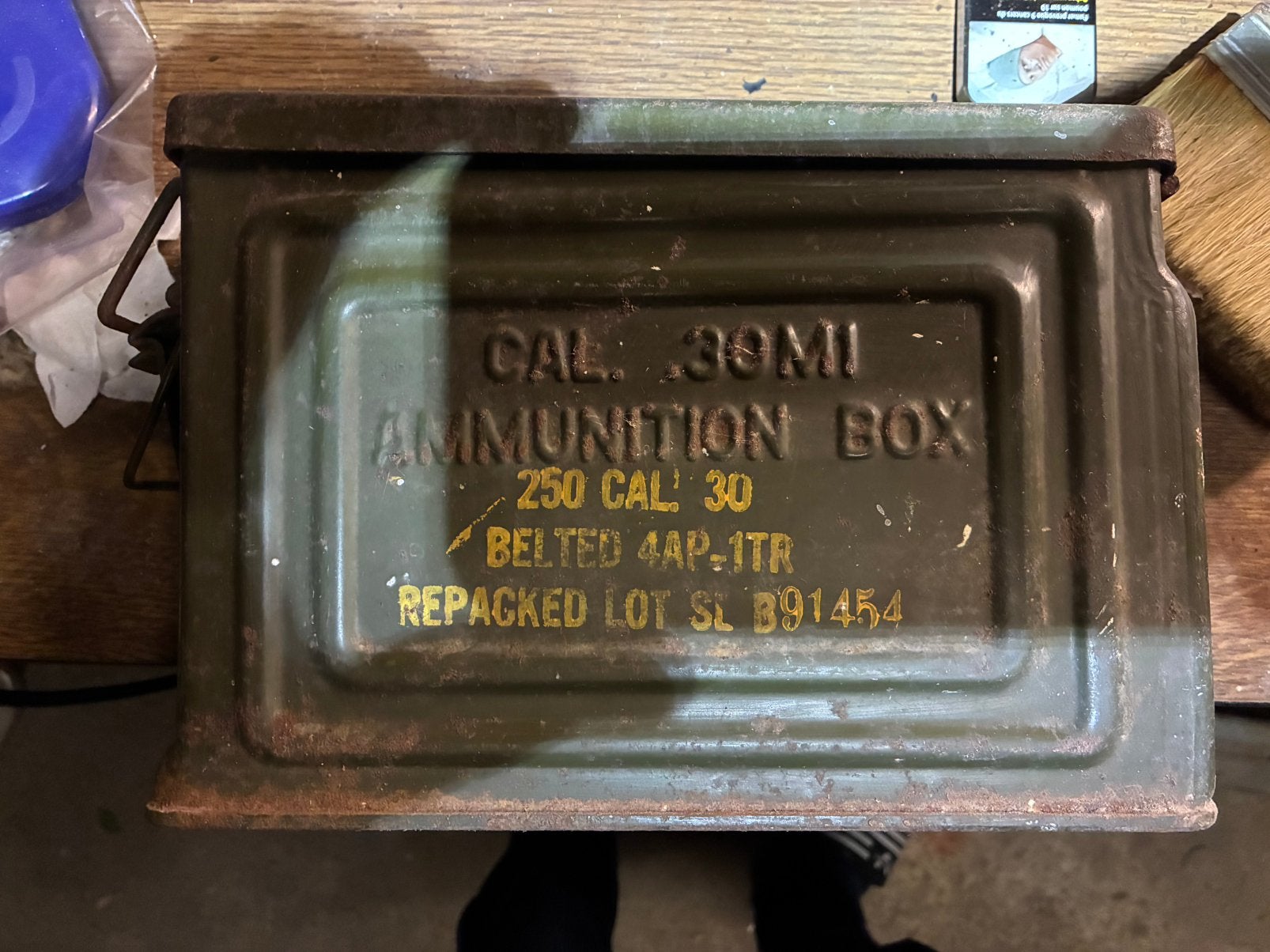 Caisse à munitions US army calibre .30 M1, Collections, Enlèvement ou Envoi