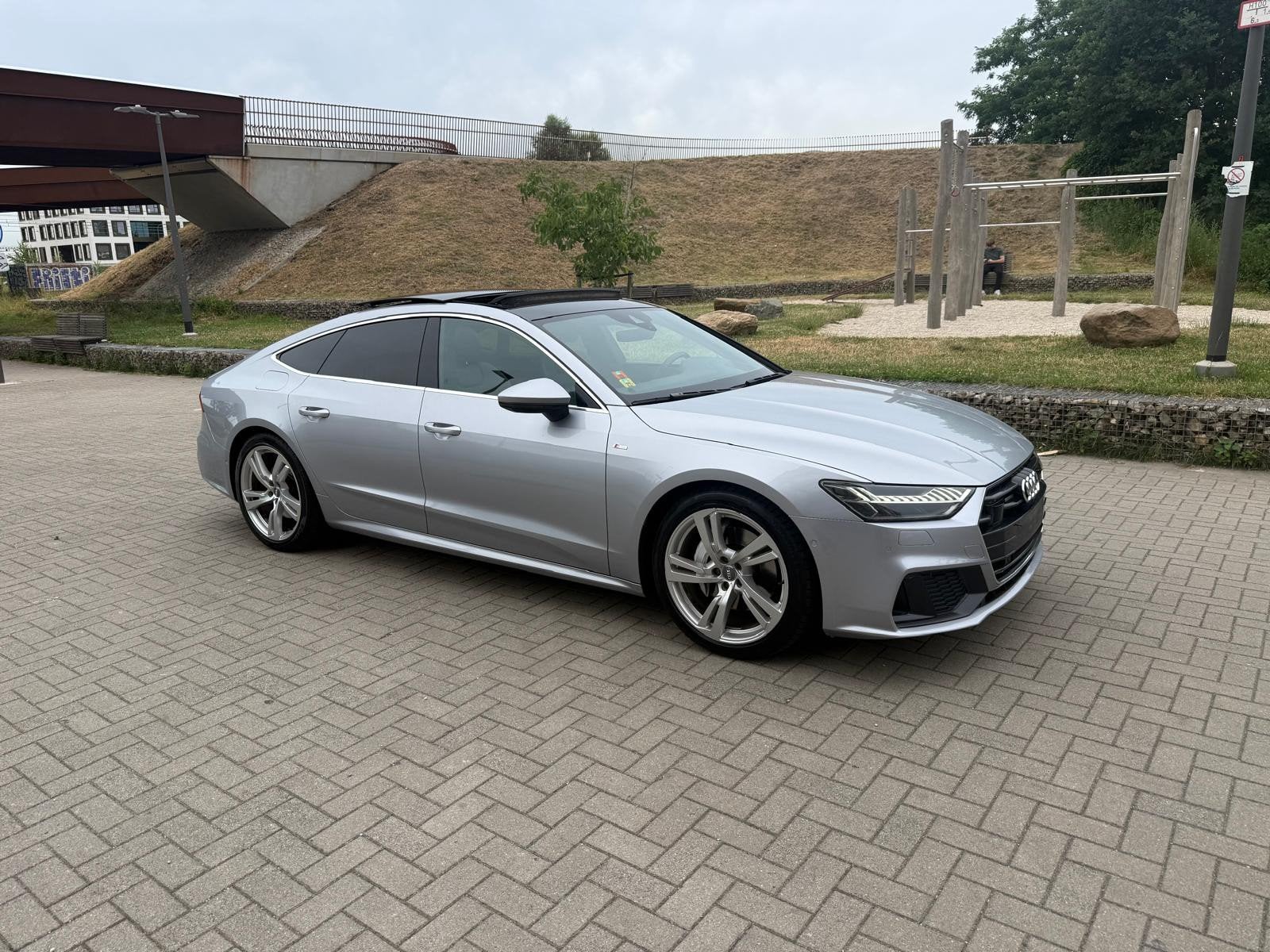 AUDI A7 3.0TDI AUTOMATIQUE 12/2018 224000KM 44 EURO6B 300CV, Argent ou Gris, Euro 6, 5 portes, Automatique